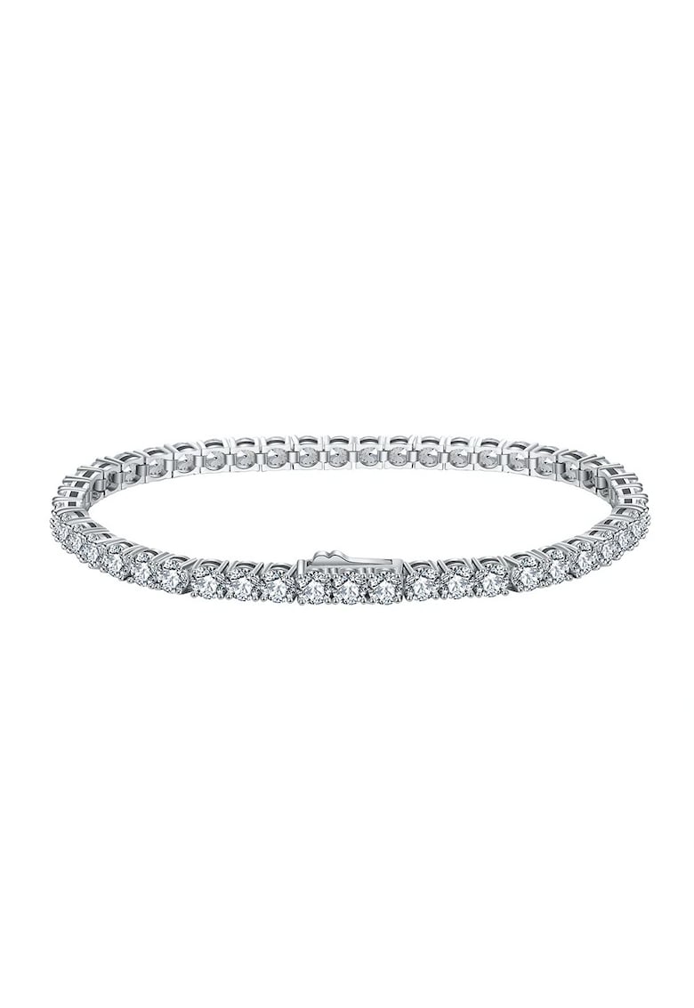 Bratara Tennis Argint 925 - pentru femei - - Argintiu platinat