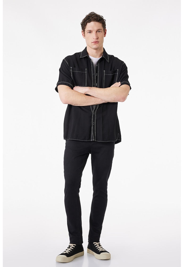 Blugi super skinny - Negru
