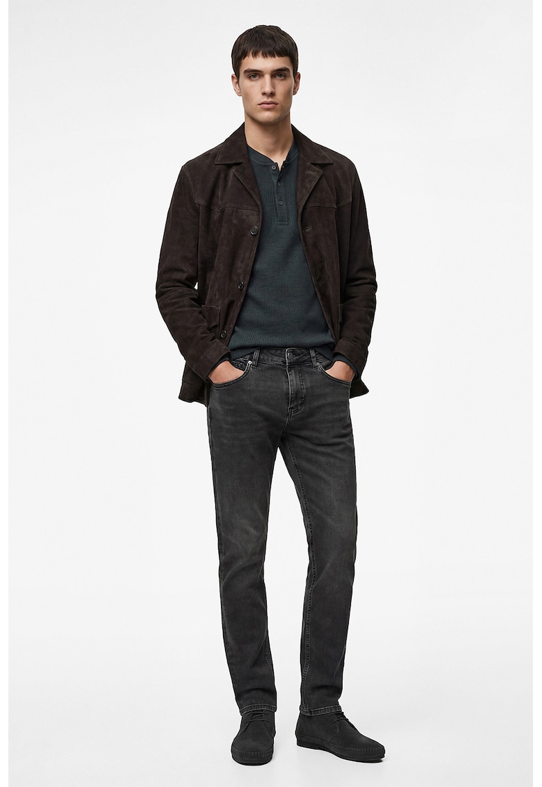 Blugi slim-fit - Gri inchis
