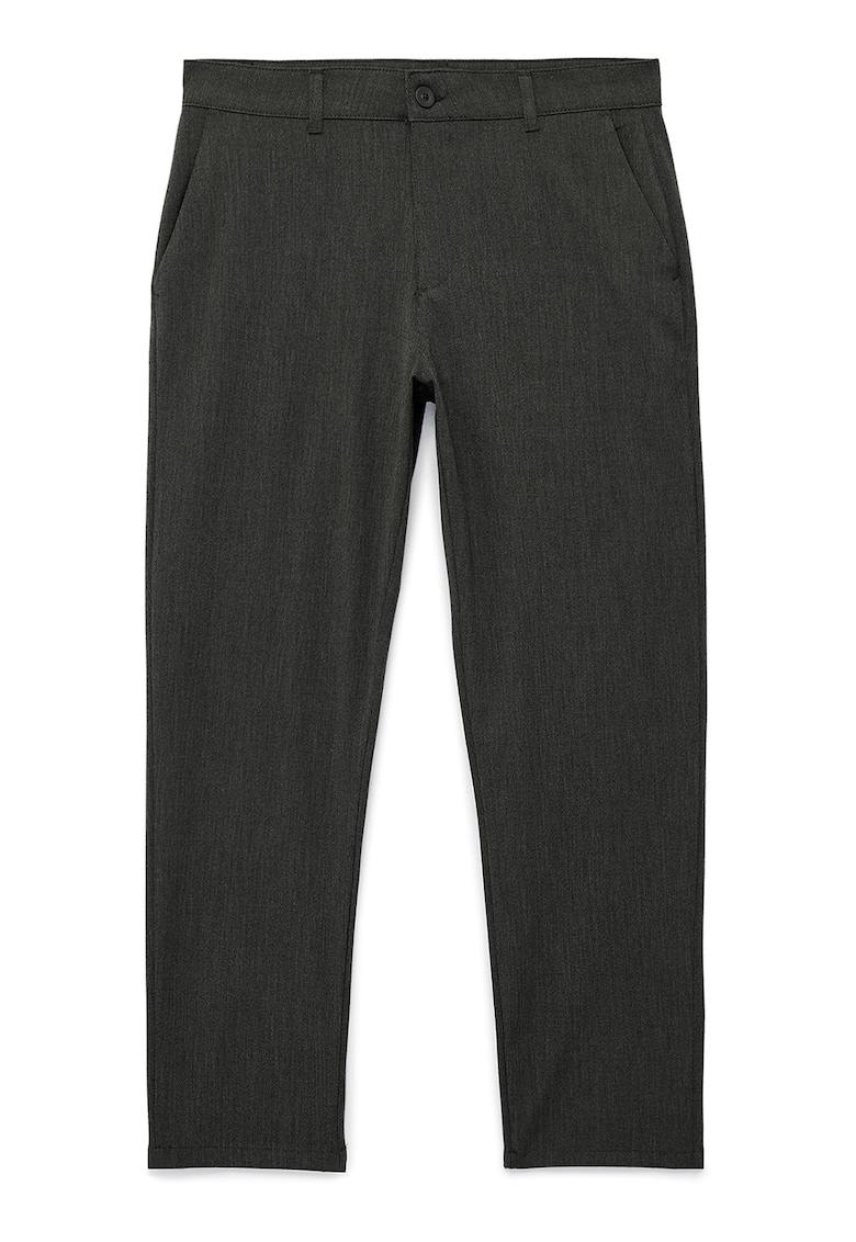 Pantaloni chino regular fit - Gri inchis