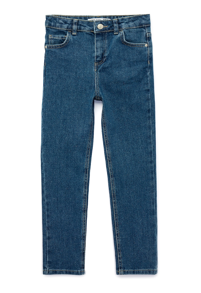 Blugi slim fit - Albastru indigo