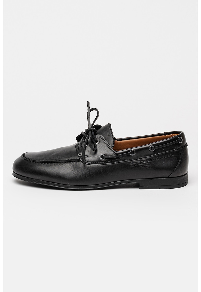 Pantofi sport Flexible Slim din piele - Negru
