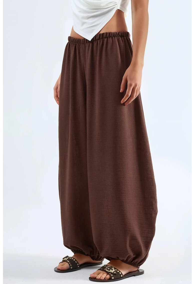 Pantaloni dama - Maro - Textil