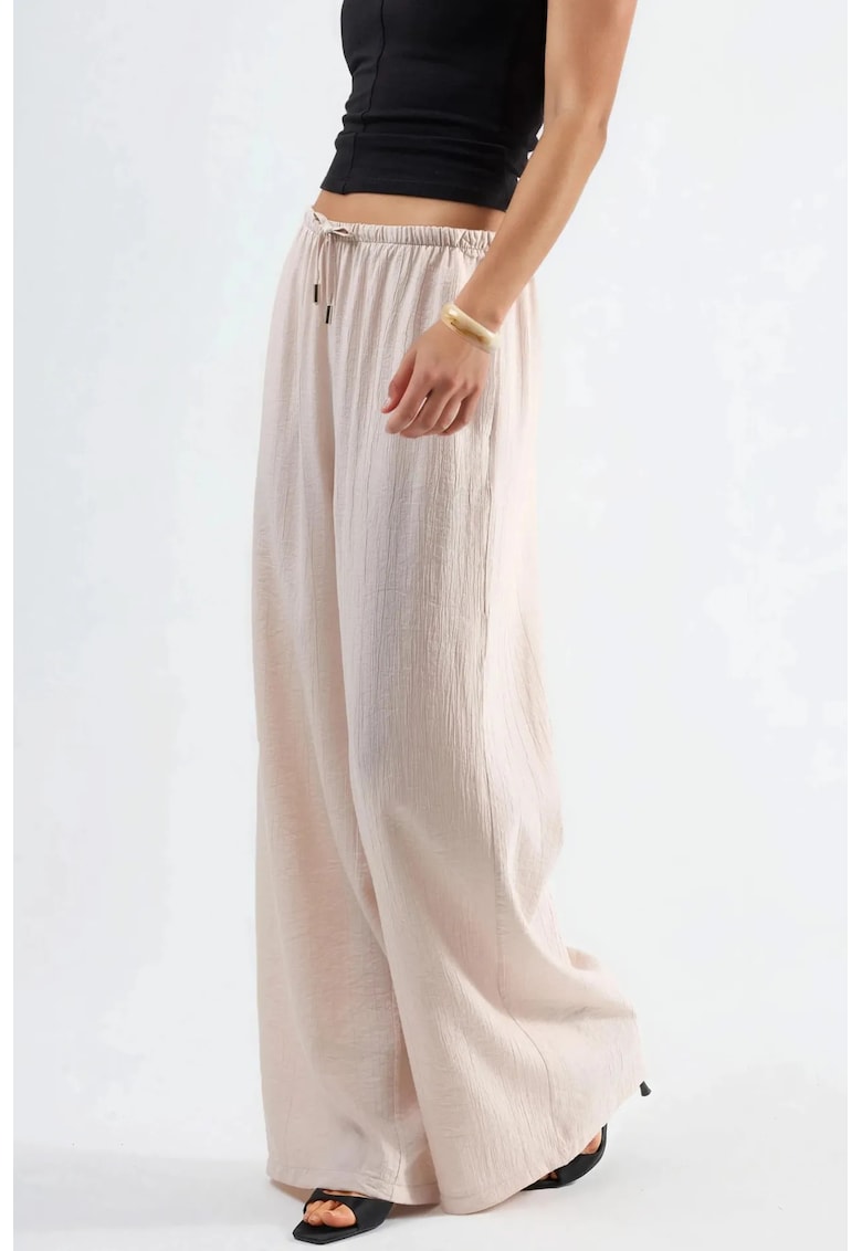 Pantaloni - Pentru dama - Bej natural