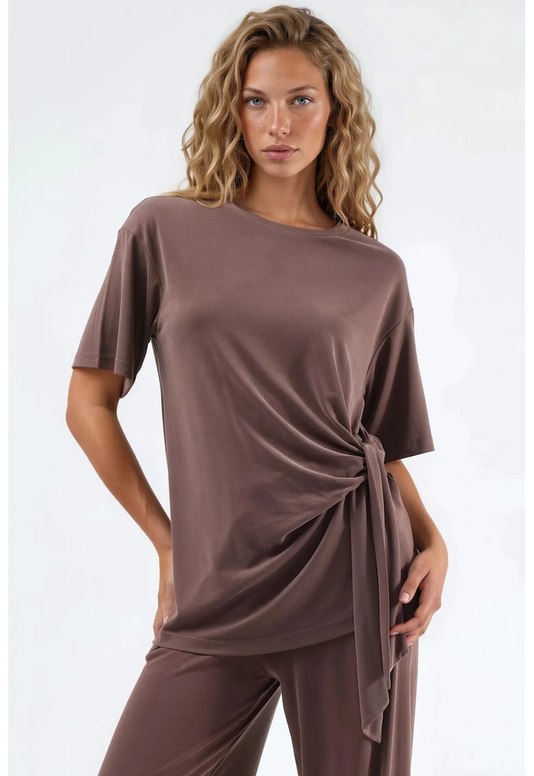 Bluza dama - Jerseu - Maro - Maneca scurta