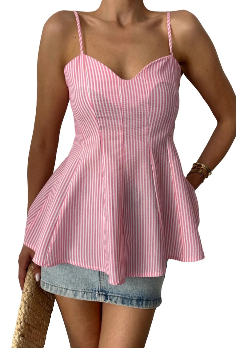 Maiou dama - Roz - Textil