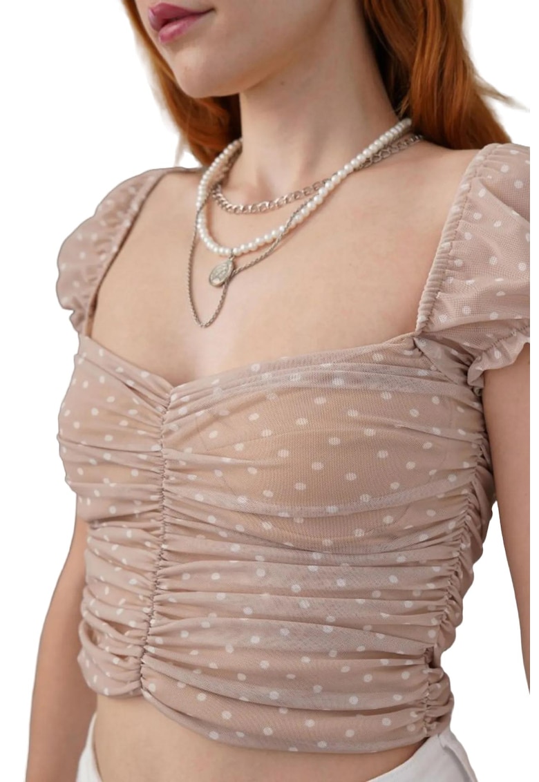 Top dama - Crem -