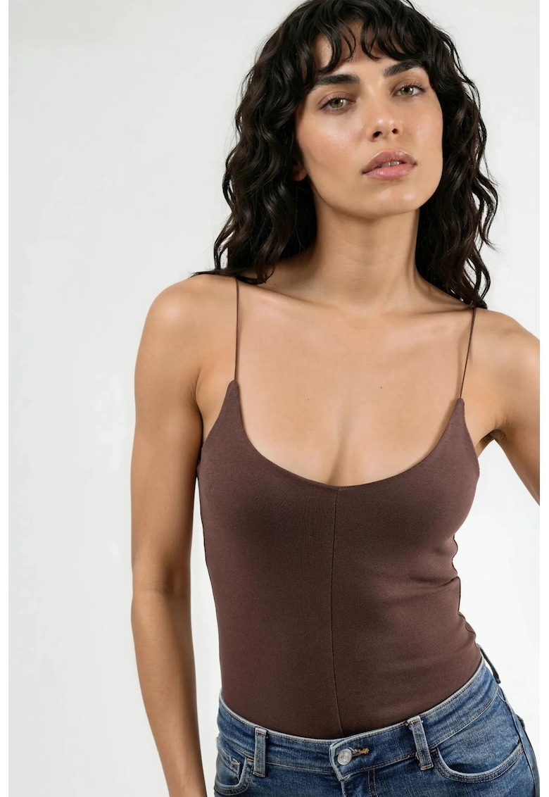 Maiou dama - Maro - Decolteu in V - Slim fit