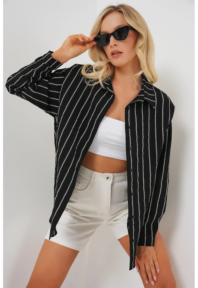 Camasa dama - Negru - Textil - Negru