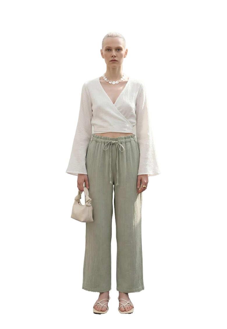Pantaloni - Verde salvie