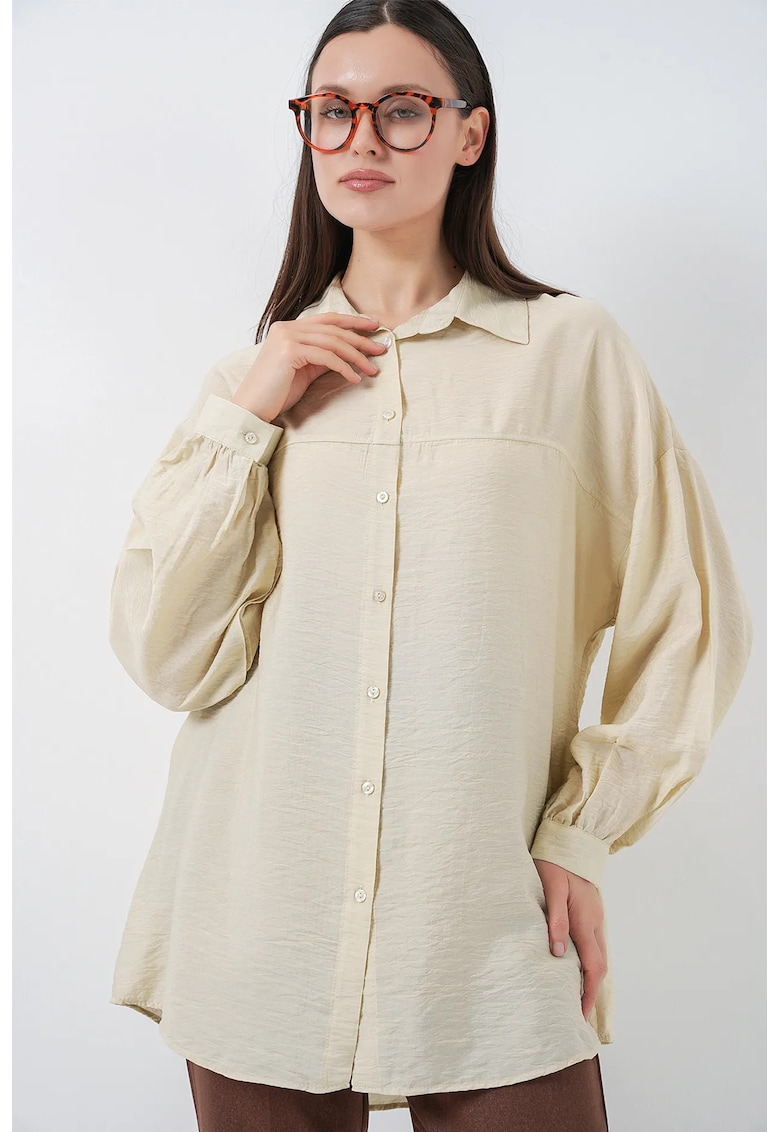 Camasa - Ecru - Textil - Pentru dama