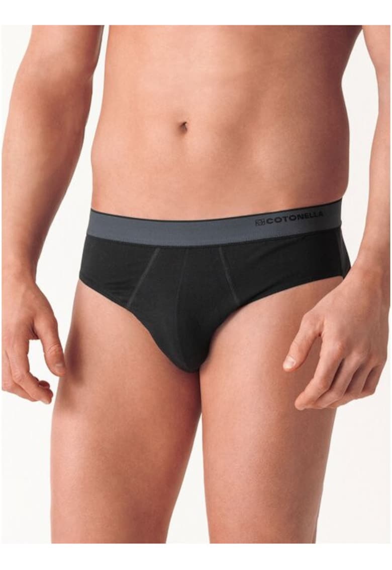 Chiloti clasici bumbac organic AU370 0001 - Negru