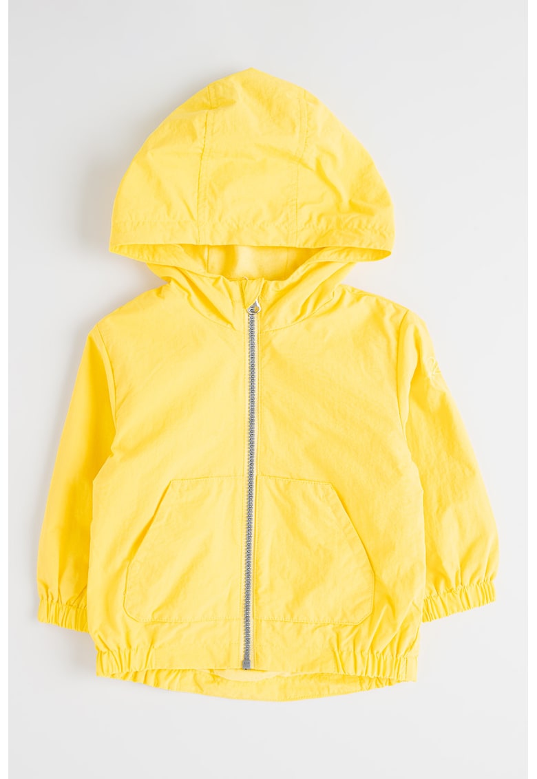 Jacheta subtire cu gluga - Galben