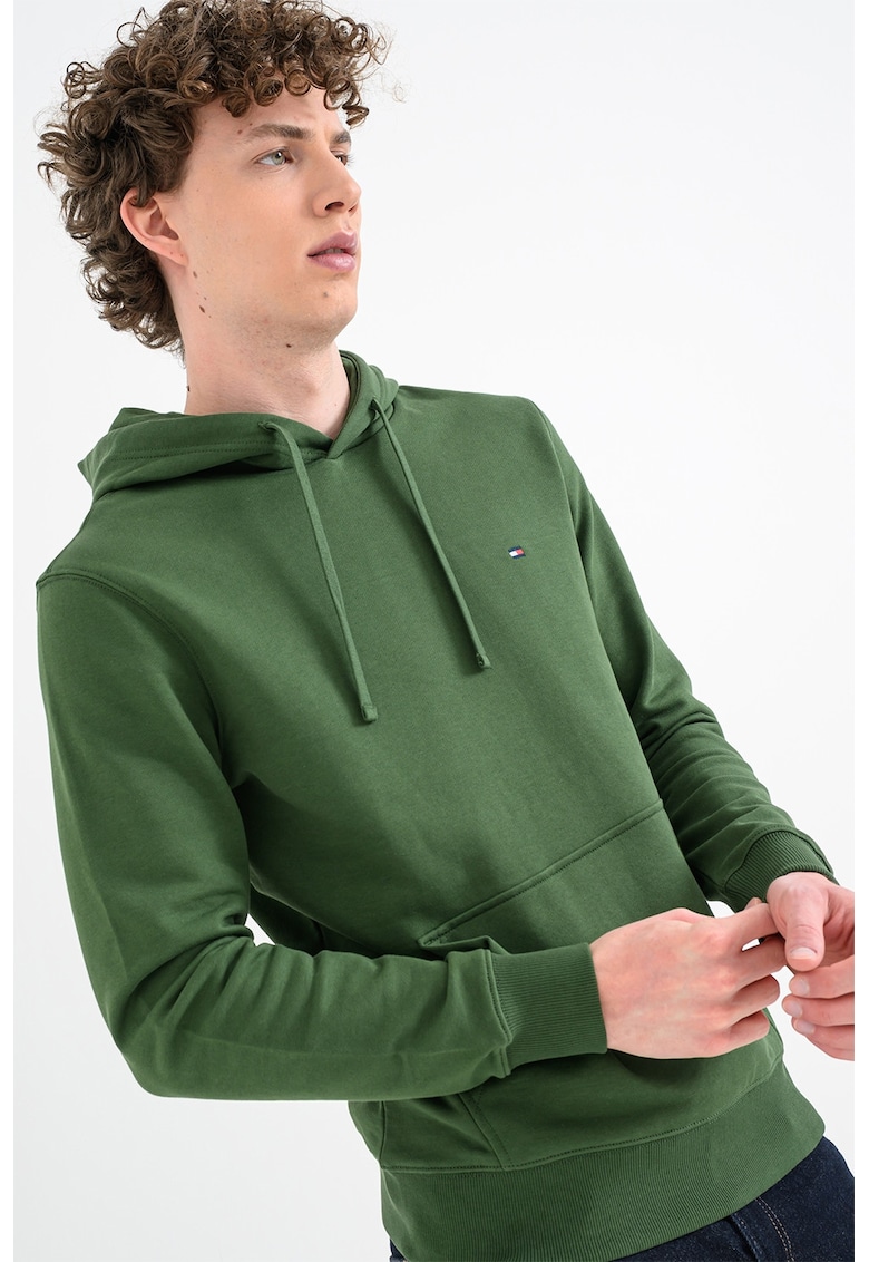 Hanorac din bumbac Essential - Verde