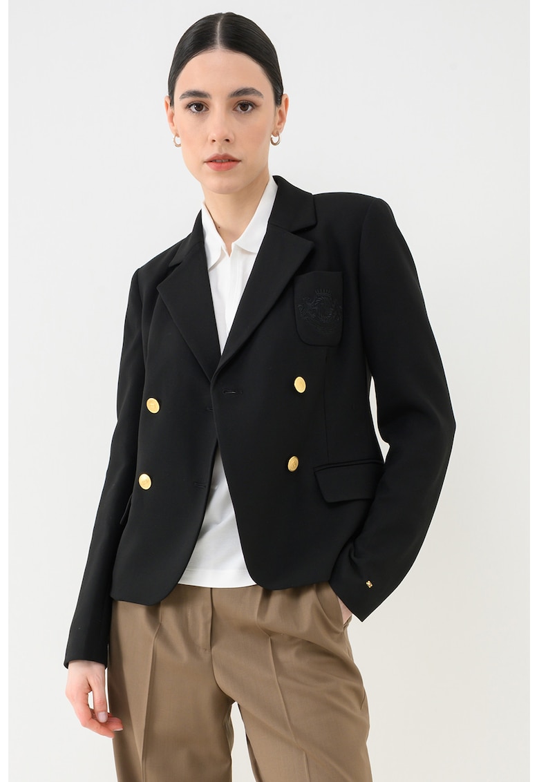 Sacou slim fit Punto - Negru