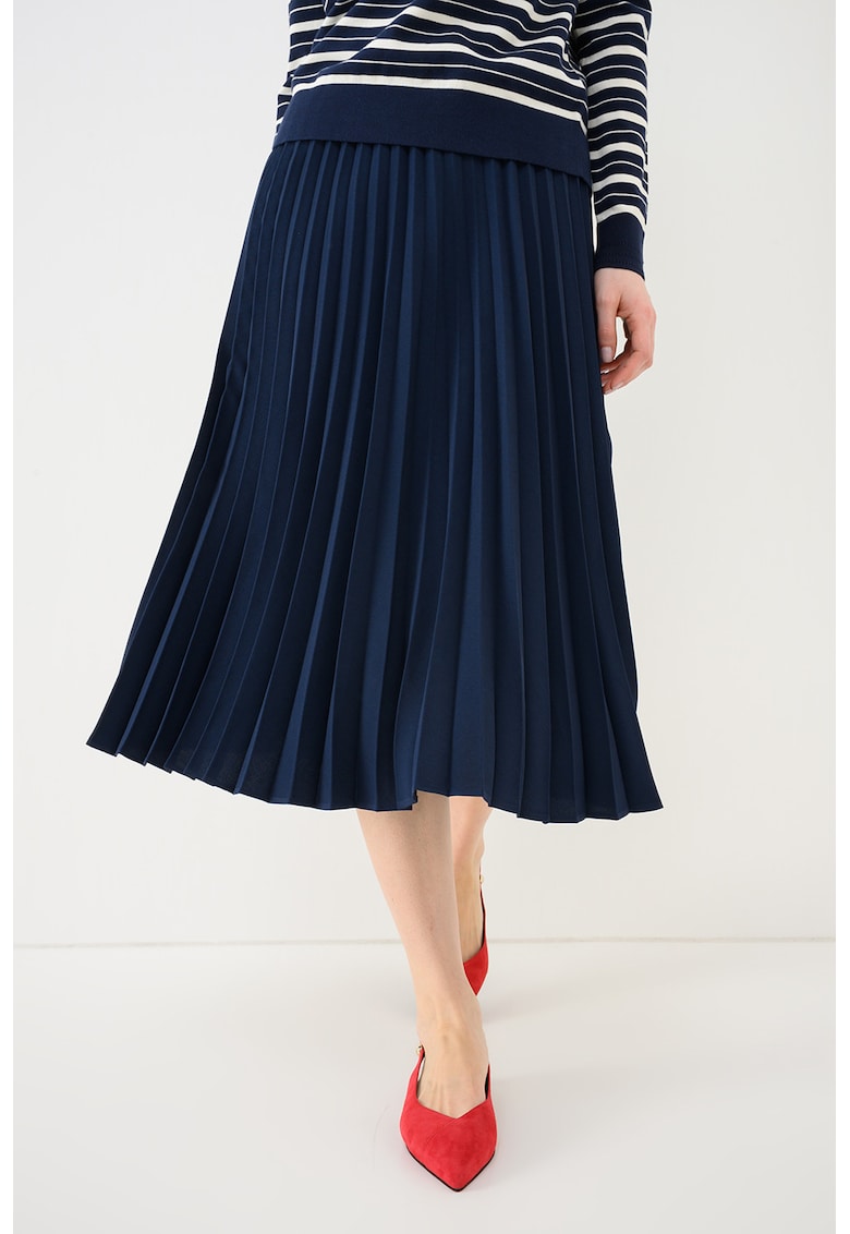 Fusta midi plisata