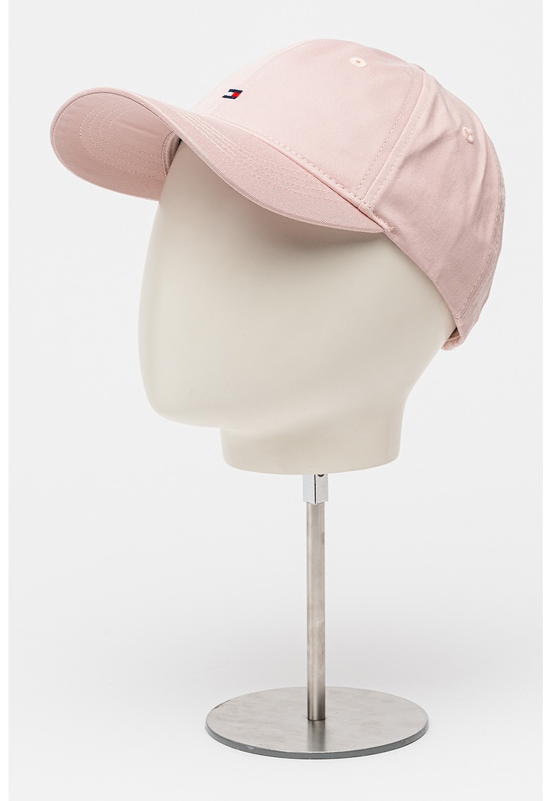 Sapca baseball ajustabila cu logo brodat discret - Roz pal