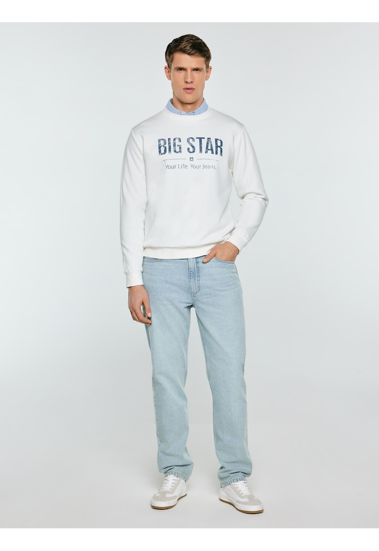 Bluza de trening cu imprimeu logo.