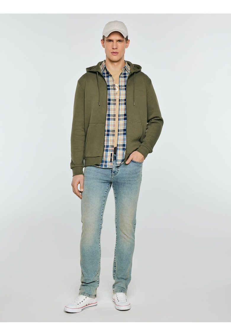 Hanorac uni cu fermoar