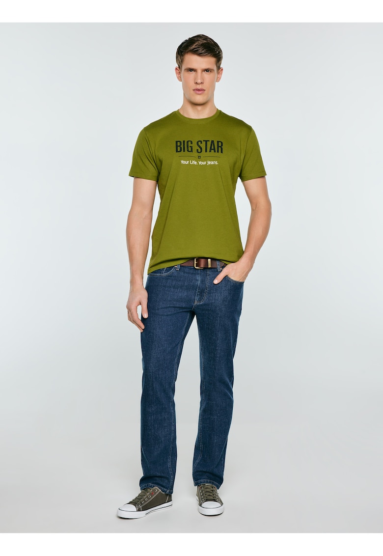 Tricou regular cu imprimeu logo