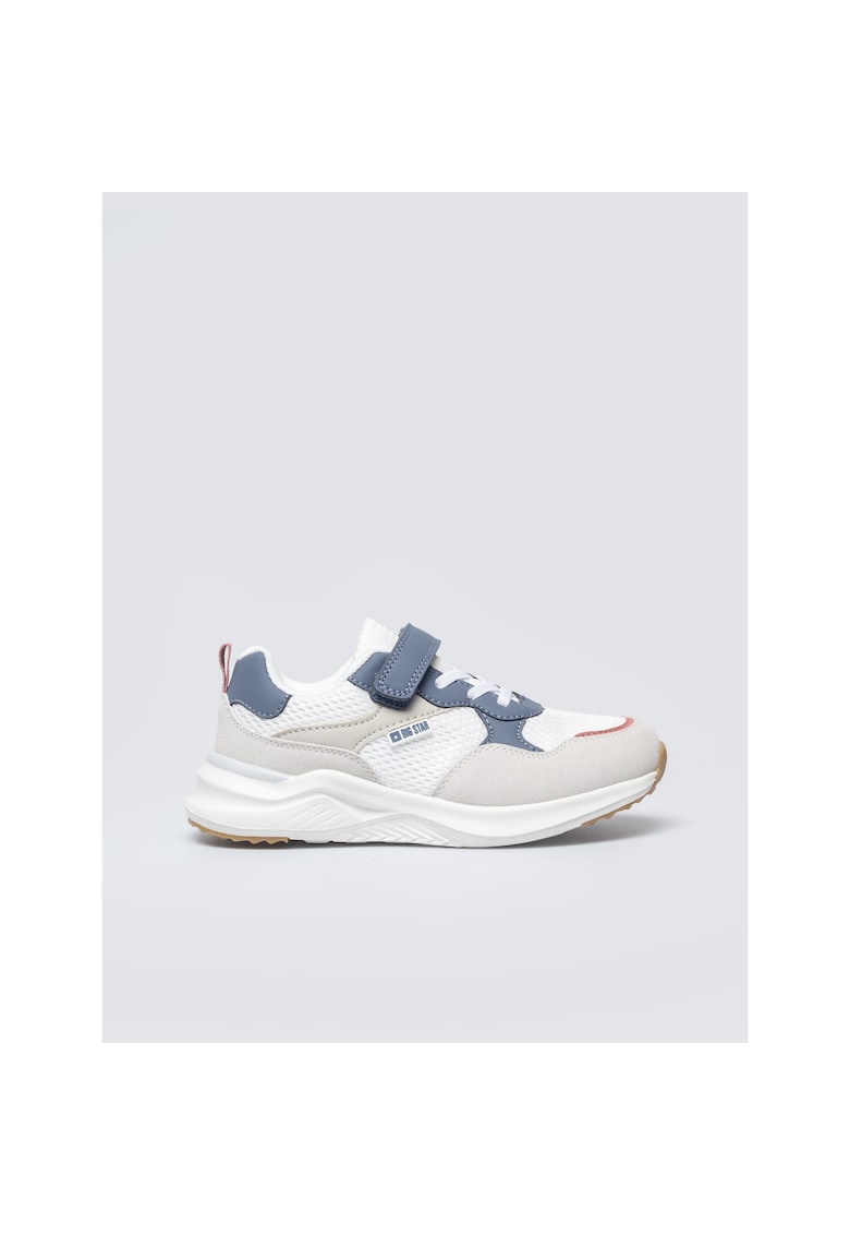 Tenisi din piele ecologica cu velcro