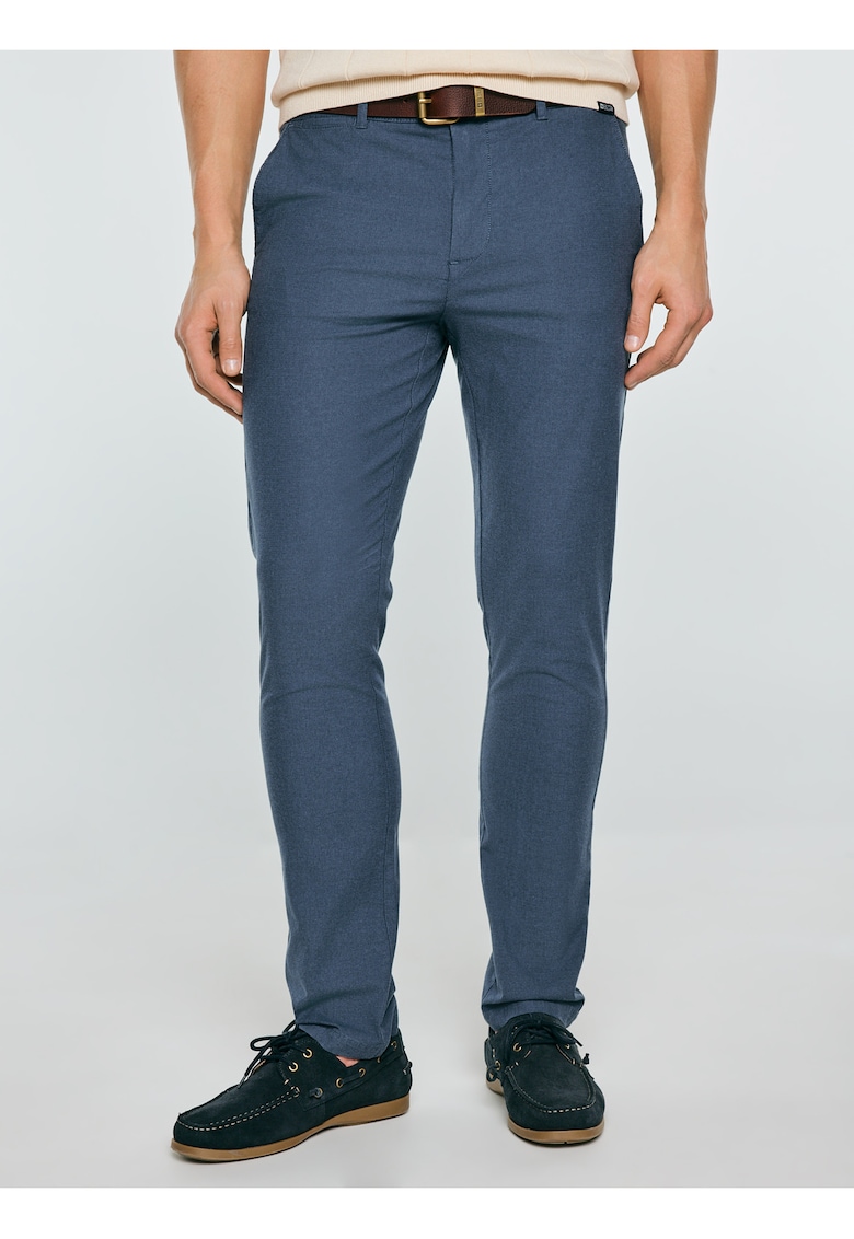 Pantaloni chino cu croiala conica Erhati