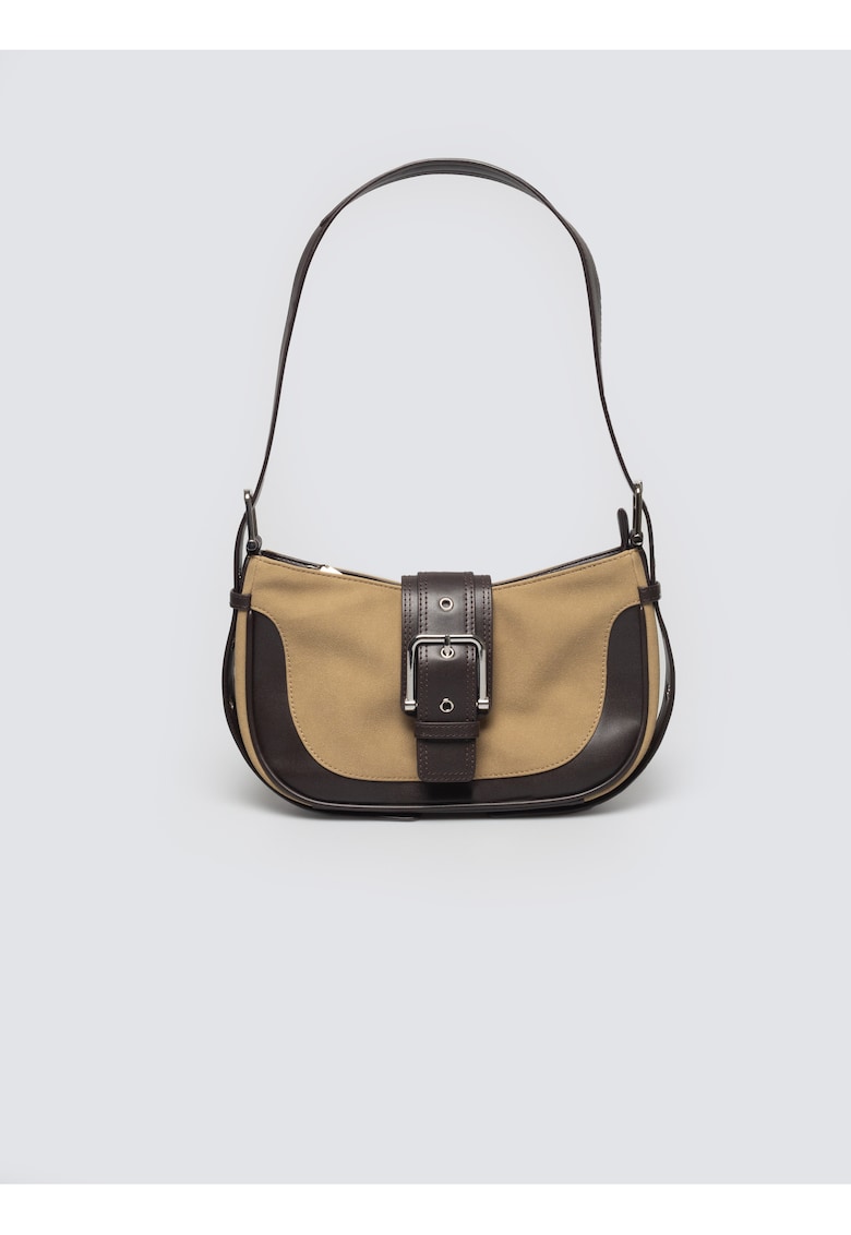 Geanta de umar cu detalii contrastante Pameli