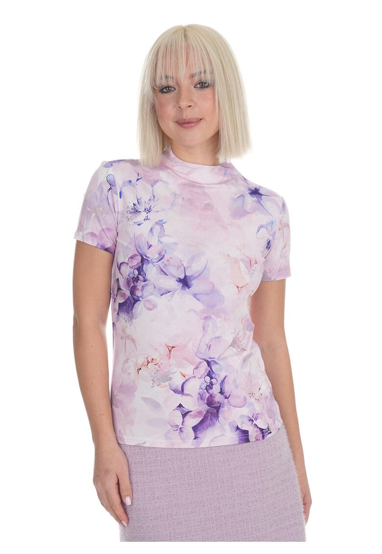 Tricou cu imprimeu acuarela