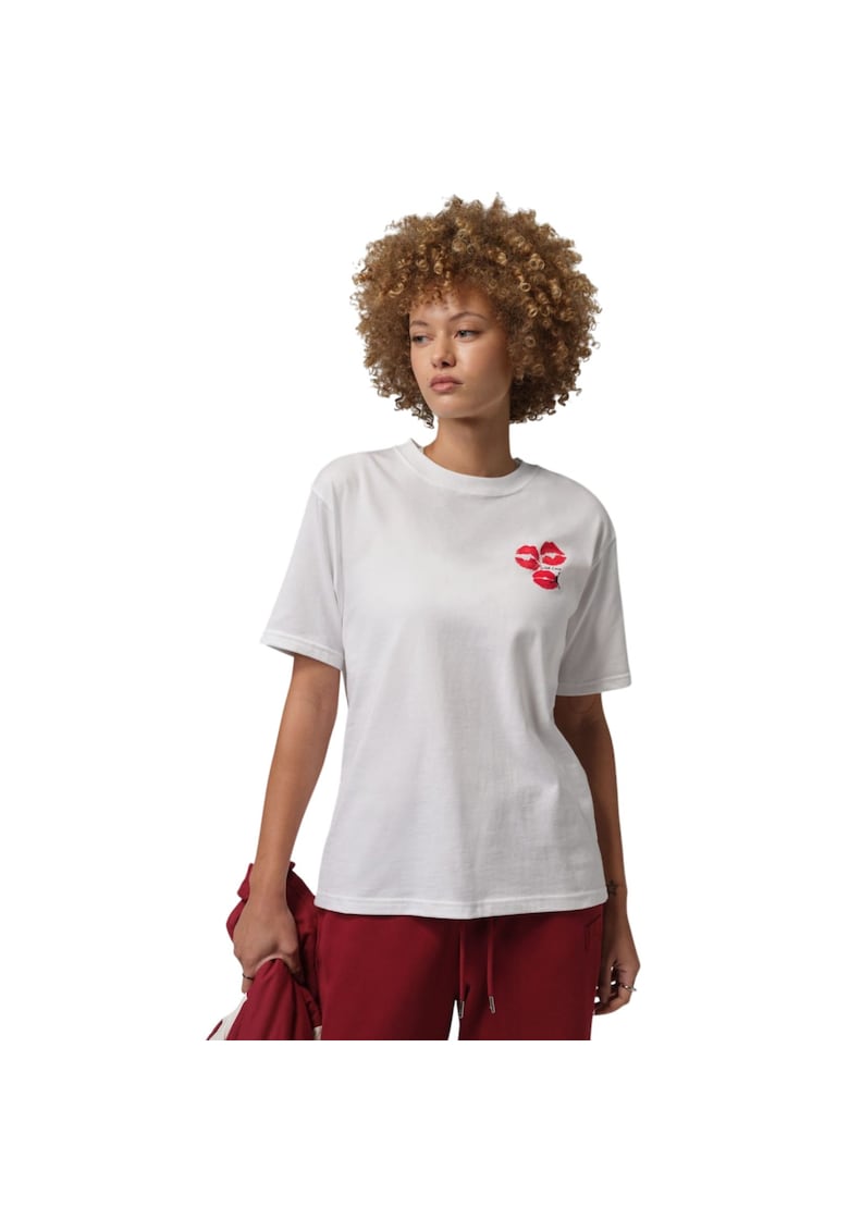 Tricou Flight Graphic Kiss 57075 - Alb