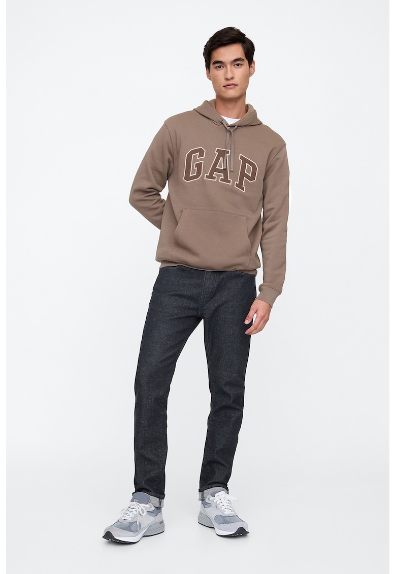 Hanorac cu logo si buzunare kangaroo