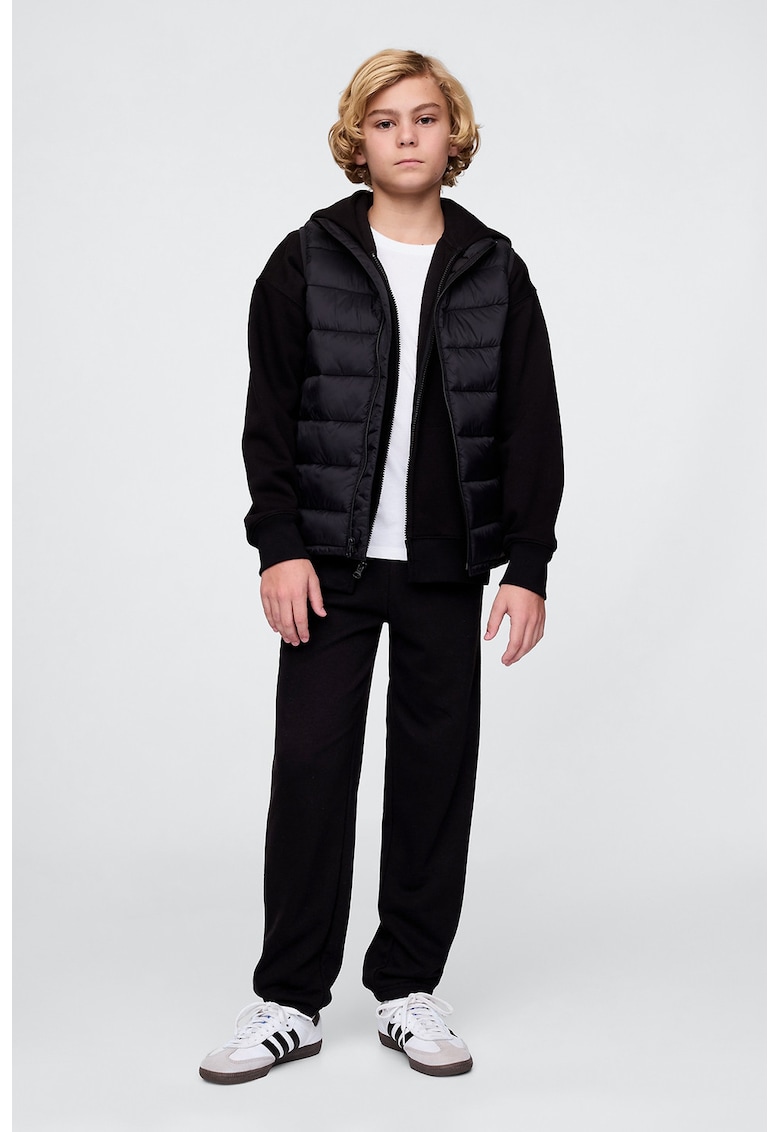 Pantaloni de trening cu croiala relaxed-fit si snur