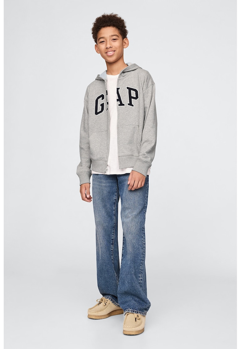 Hanorac lejer cu fermoar