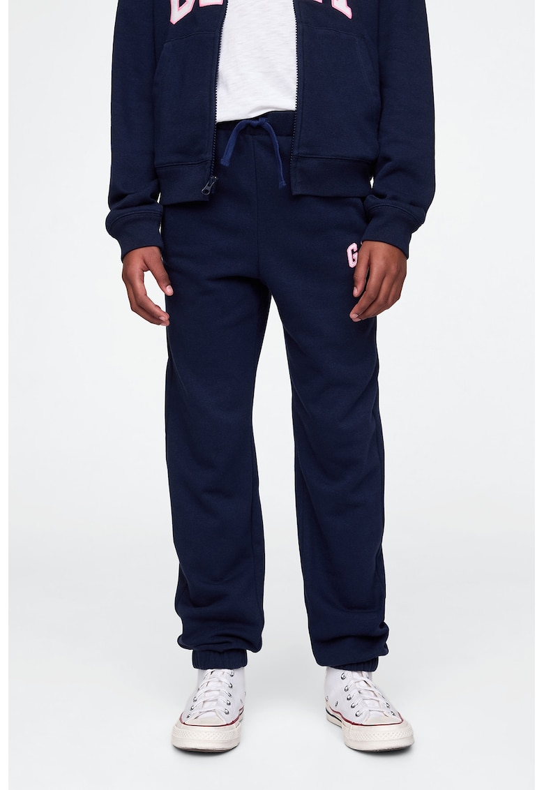 Pantaloni de trening cu croiala relaxed-fit - Bleumarin