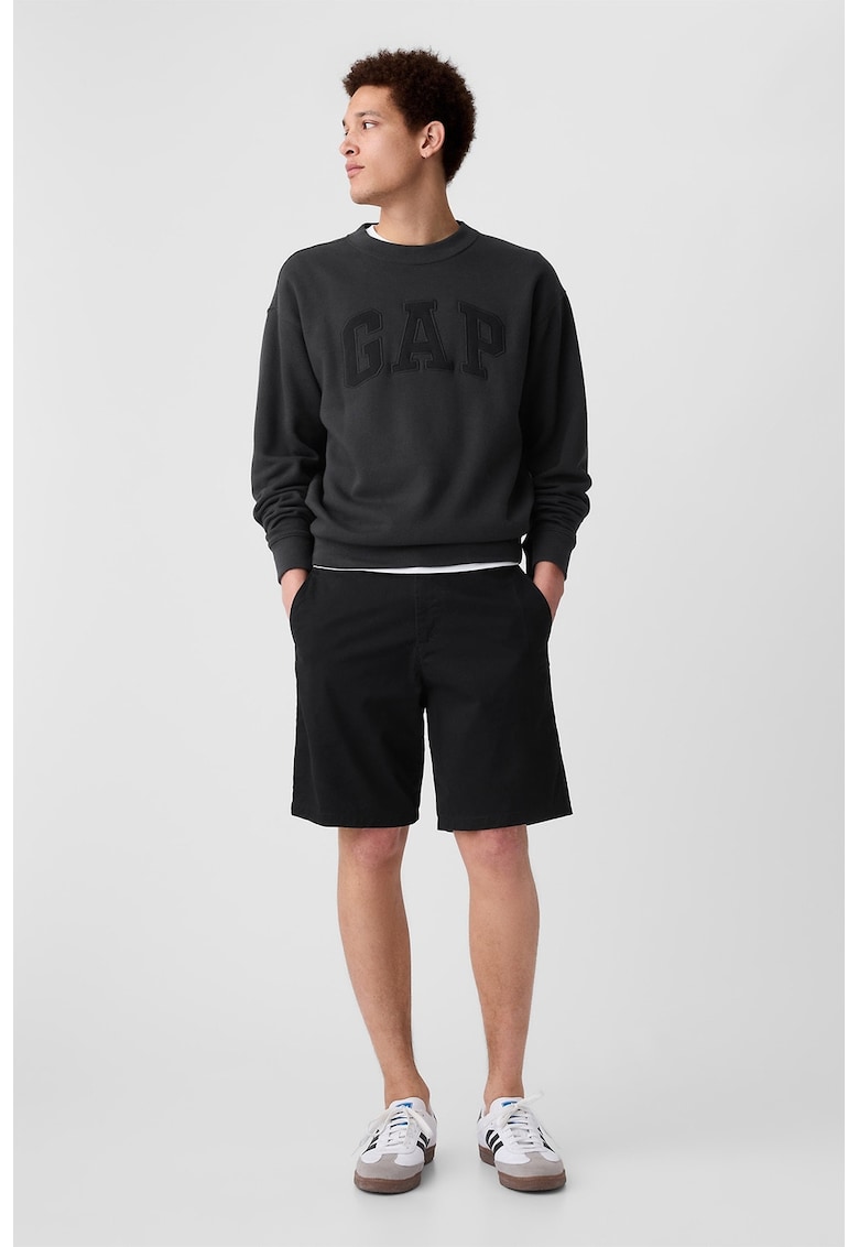 Pantaloni scurti chino cu buzunare - Negru