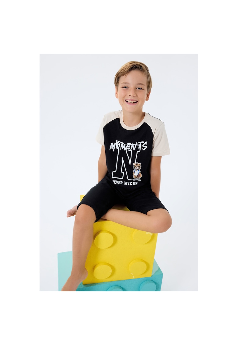 Set doua piese - RP3744 - Negru - Negru