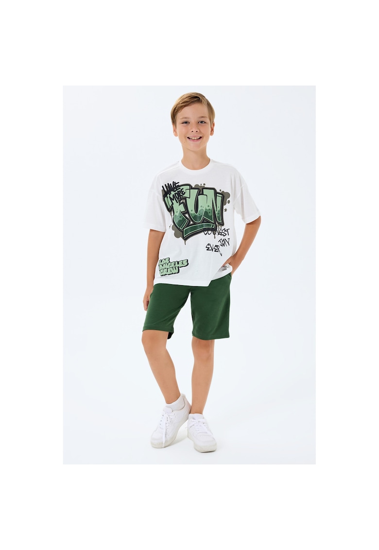 Set doua piese - RP3739 - Alb - Alb