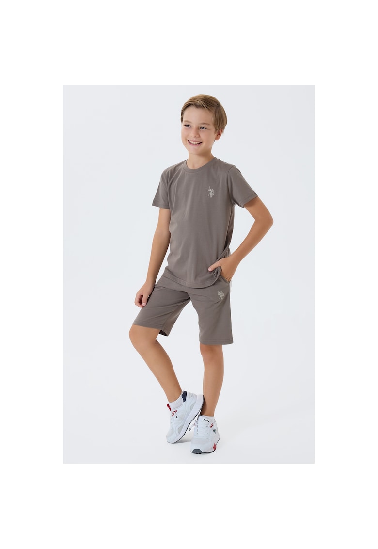 Set doua piese - US2427 - Gri - Maro inchis