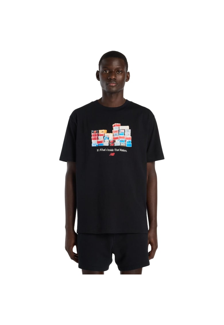 Tricou Boxes 57413 - Negru