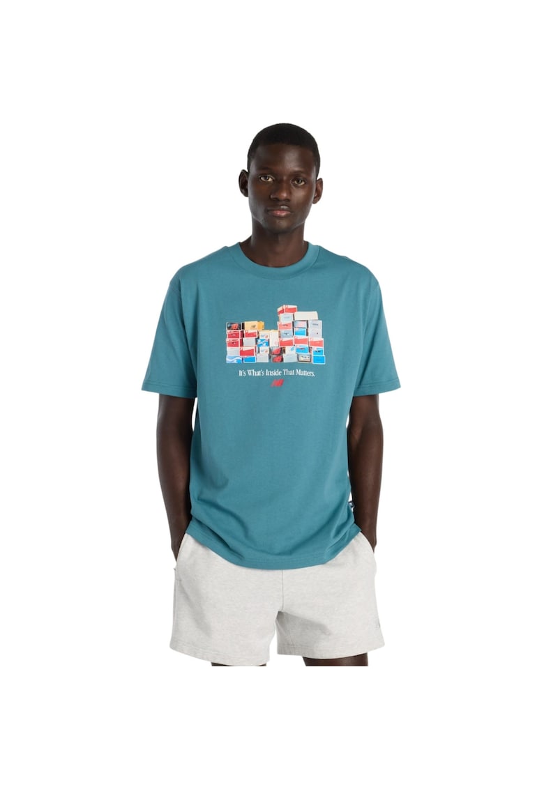 Tricou Boxes 57403 - Albastru