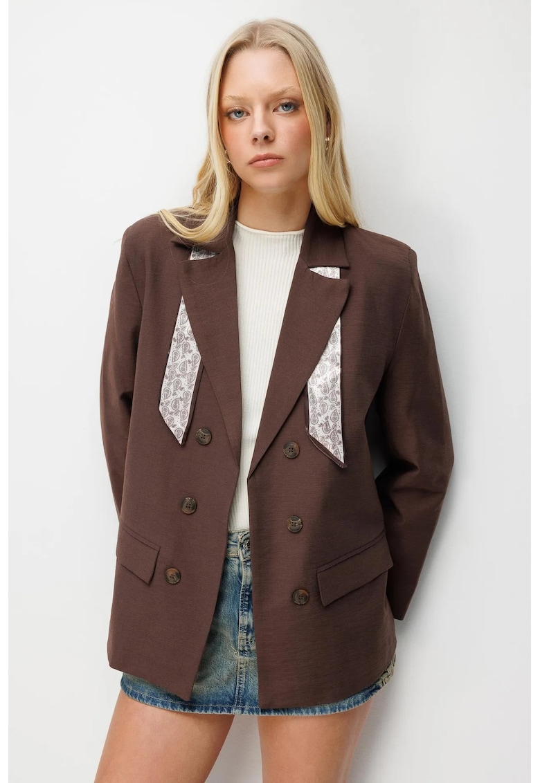 Sacou dama - Maro - Textil