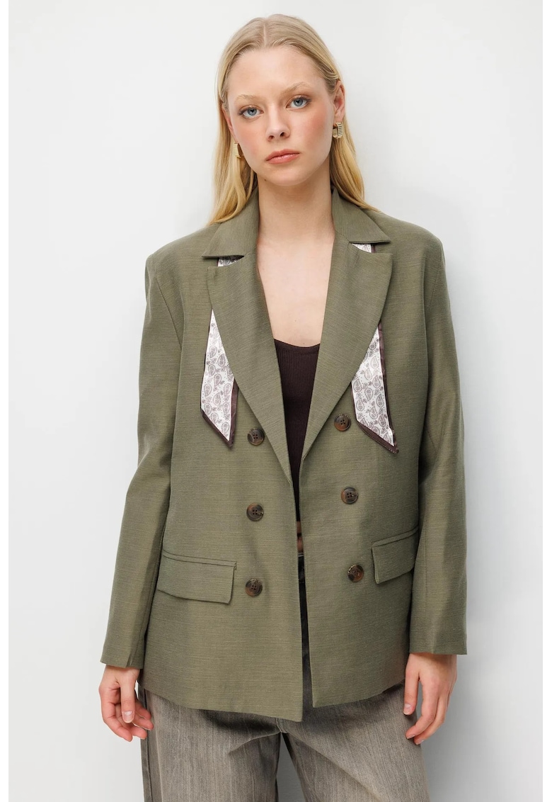 Sacou dama - Verde - Textil