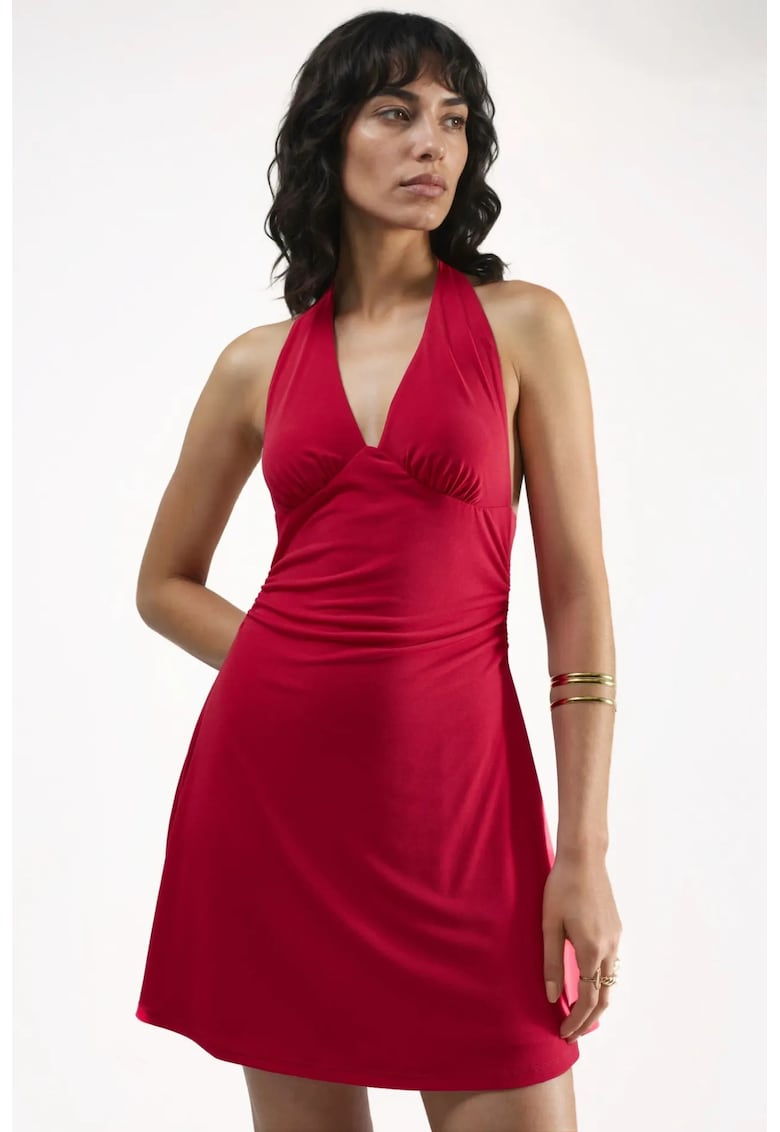 Rochie Mini - A-Form - rosie - poliester/elastan - jerseu