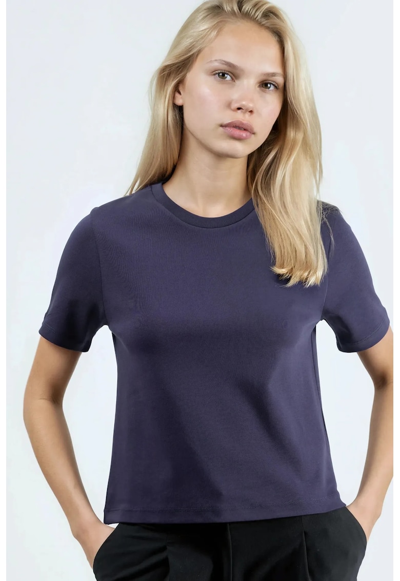 Tricou dama - bumbac 100% - bleumarin