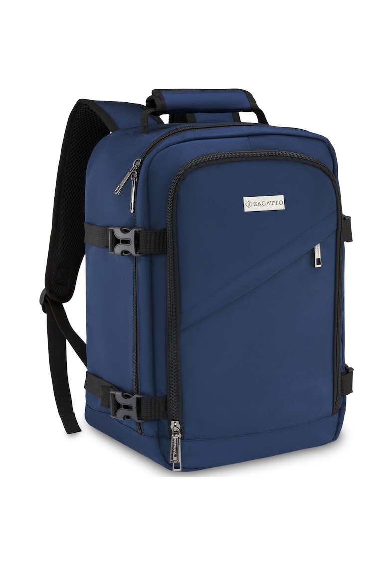 Rucsac de voiaj impermeabil cu curele de compresie - 24L - Albastru inchis