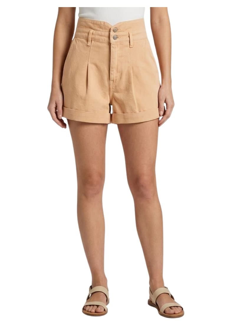 Pantaloni scurti cu talie inalta -