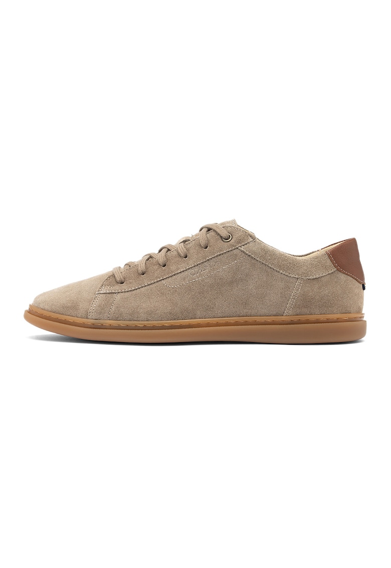 Pantofi sport din piele intoarsa Kitt - Maro taupe