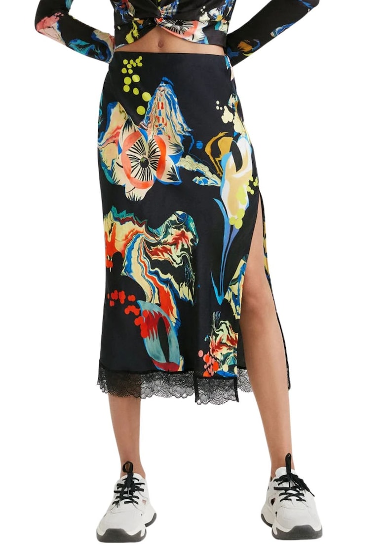 Fusta midi cu dantela x Mr. Christian Lacroix Barcelona