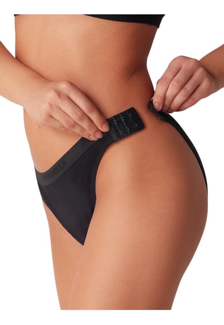 Chiloti menstruali bumbac pentru flux abundent ADB96 - Negru