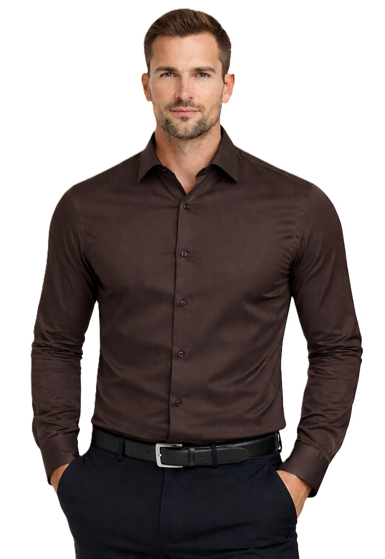 Camasa regular fit cu mansete cu nasturi
