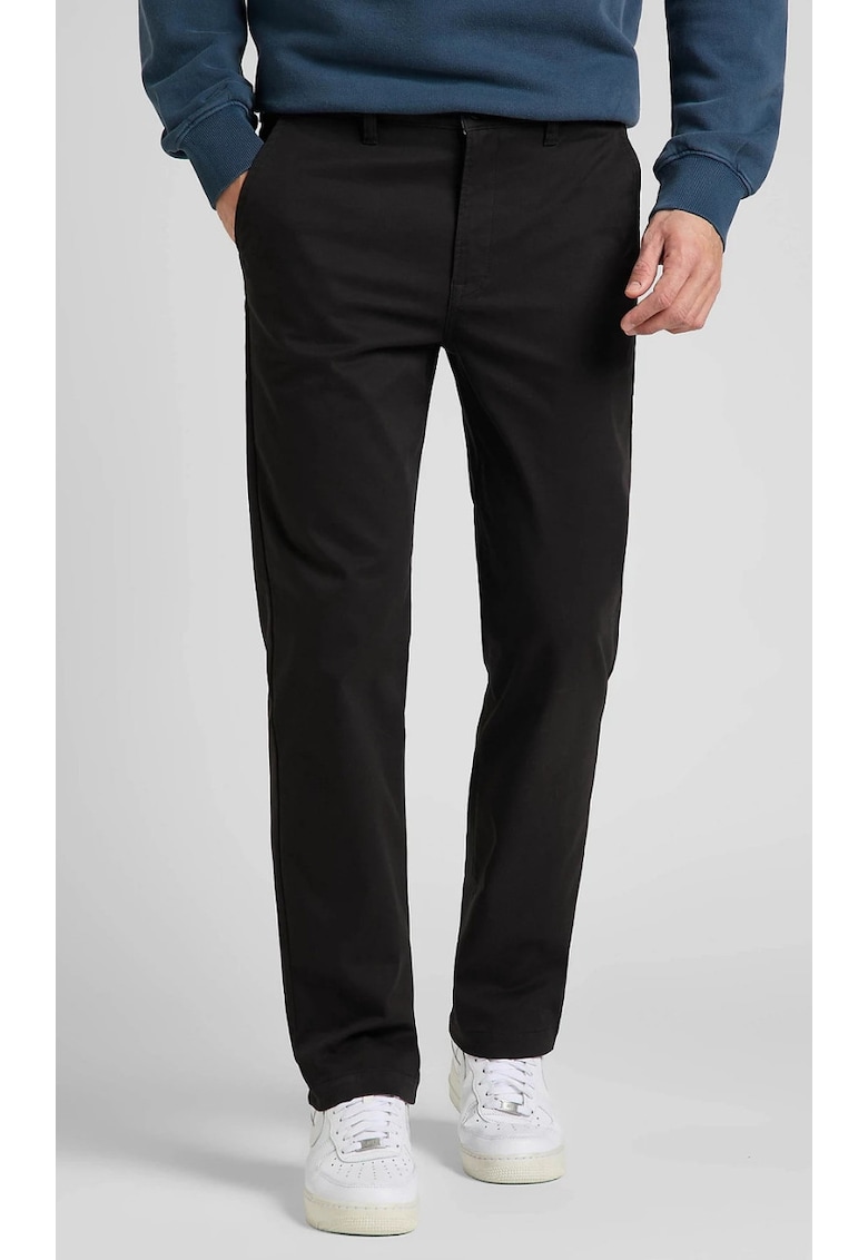 Pantaloni barbati - negru - bumbac - Negru